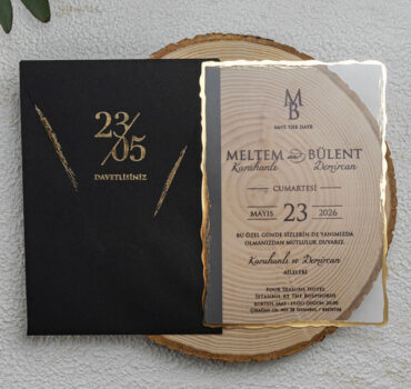 Invitatie de nunta plexiglas 9261