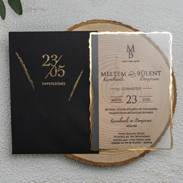 Invitatie de nunta plexiglas 9261