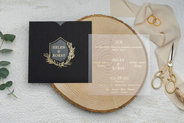 Invitatie de nunta plexiglas 9272 - imagine 2