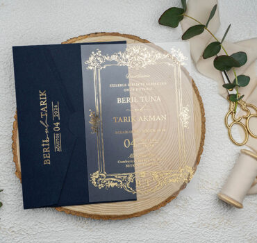 Invitatie de nunta plexiglas 9367
