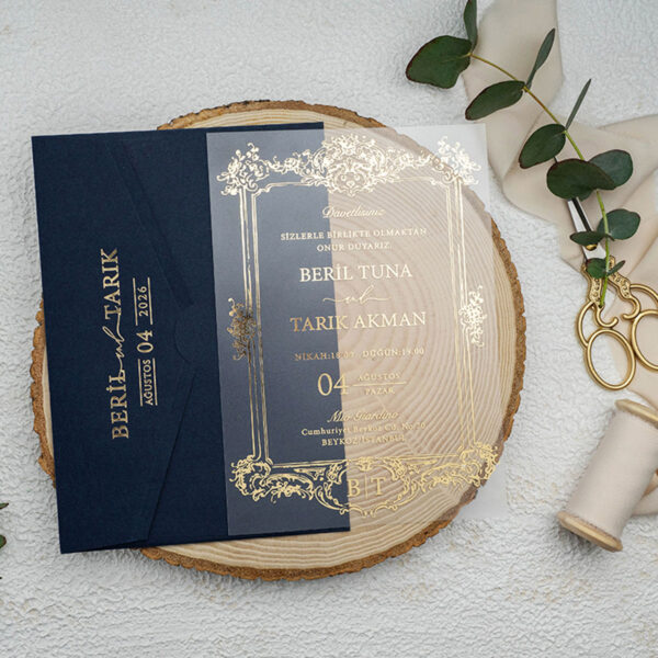 Invitatie de nunta plexiglas 9367