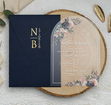 Invitatie de nunta plexiglas 9369
