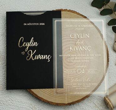Invitatie de nunta plexiglas 9371