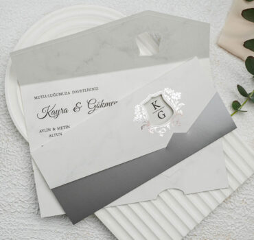 Invitatie de nunta vintage 9312