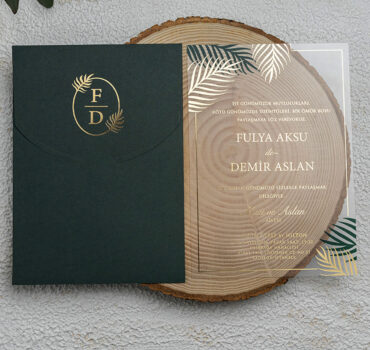 Invitatie de nunta plexiglas 9258