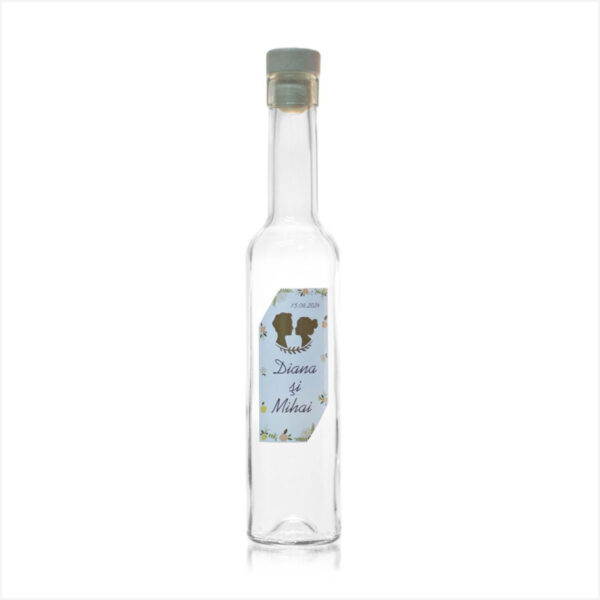 Sticla marturie nunta 250 ml Belissima - imagine 2