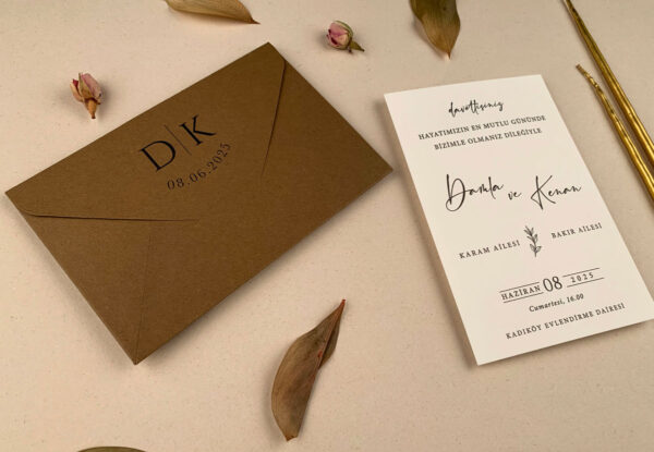 Invitatie de nunta clasica 12252 - imagine 2