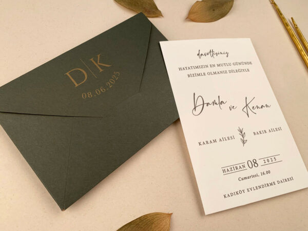 Invitatie de nunta clasica 12258 - imagine 3