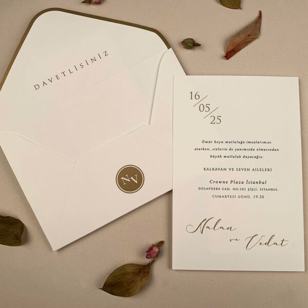 Invitatie de nunta clasica 12259