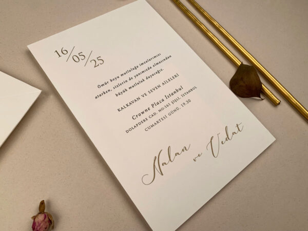 Invitatie de nunta clasica 12259 - imagine 3