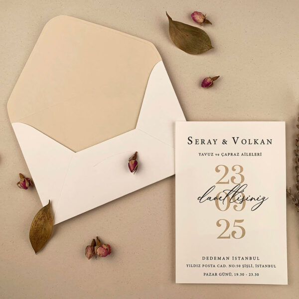 Invitatie de nunta clasica 12263
