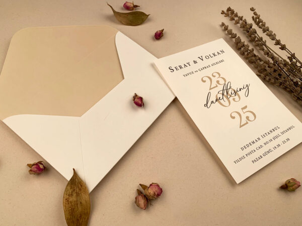 Invitatie de nunta clasica 12263 - imagine 2