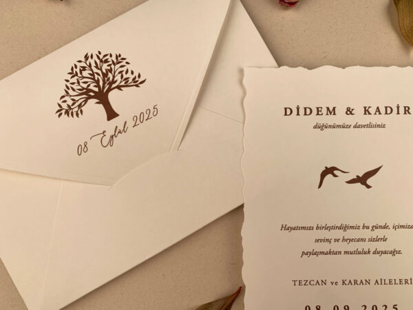 Invitatie de nunta clasica 12272 - imagine 3