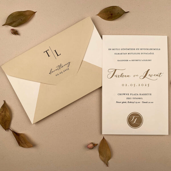 Invitatie de nunta clasica moderna 12256