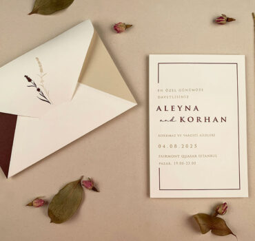 Invitatie de nunta clasica moderna 12288