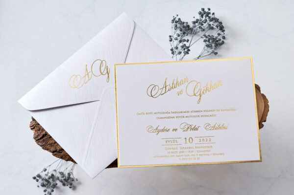 Invitatie de nunta eleganta 1179 - imagine 2