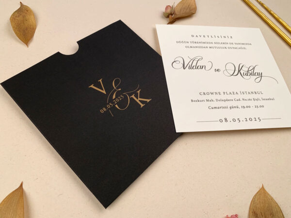 Invitatie de nunta eleganta 12262 - imagine 2