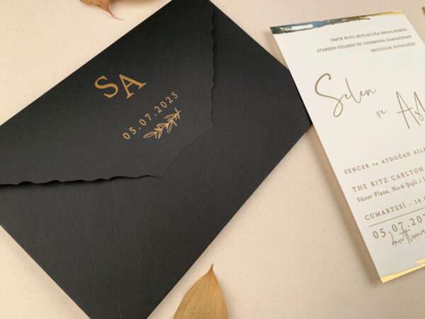 Invitatie de nunta eleganta 12267 - imagine 3