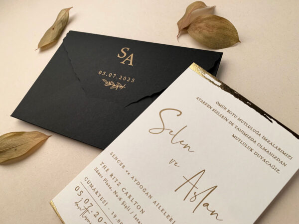 Invitatie de nunta eleganta 12267 - imagine 4