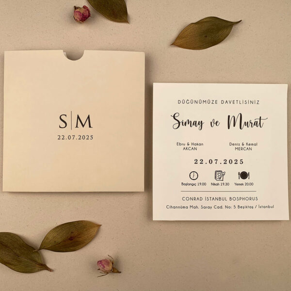 Invitatie de nunta eleganta 12270