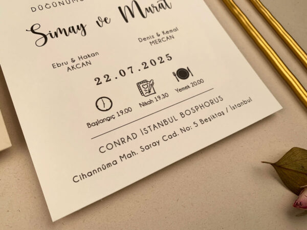 Invitatie de nunta eleganta 12270 - imagine 3