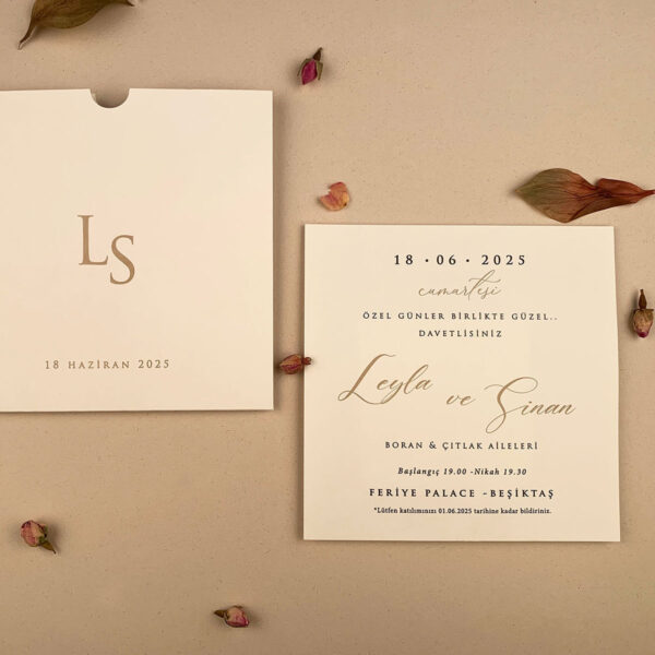 Invitatie de nunta eleganta 12276