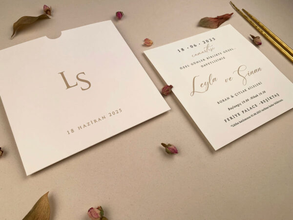 Invitatie de nunta eleganta 12276 - imagine 2
