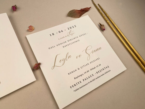 Invitatie de nunta eleganta 12276 - imagine 3