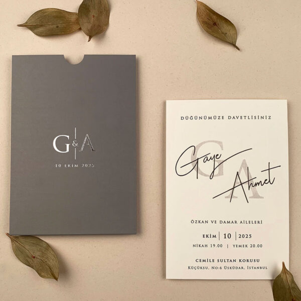 Invitatie de nunta eleganta 12286