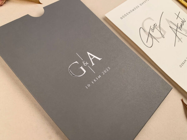 Invitatie de nunta eleganta 12286 - imagine 2