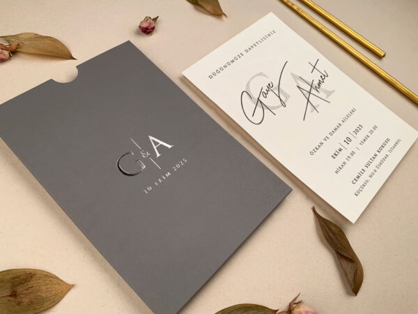 Invitatie de nunta eleganta 12286 - imagine 3