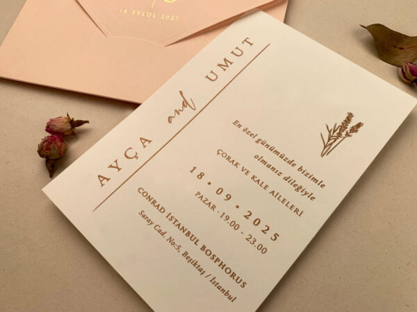 Invitatie de nunta moderna 12287 - imagine 2