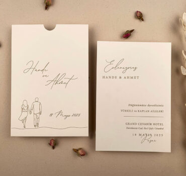 Invitatie de nunta romantica 12271