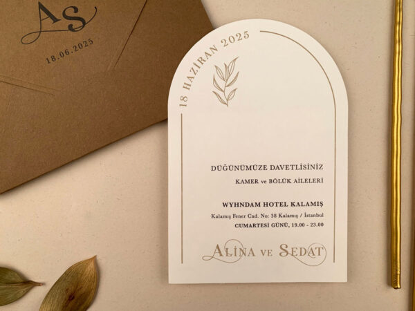 Invitatie de nunta rustica 12250 - imagine 2