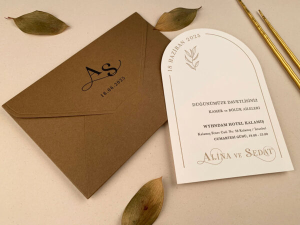 Invitatie de nunta rustica 12250 - imagine 3