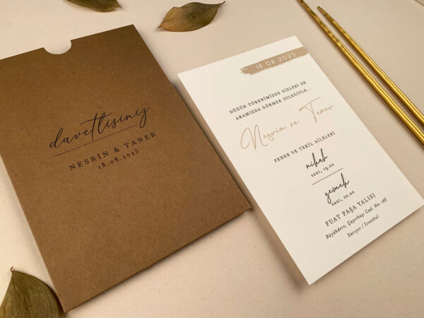 Invitatie de nunta rustica 12251 - imagine 2