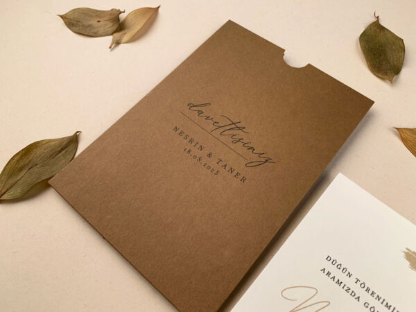 Invitatie de nunta rustica 12251 - imagine 4