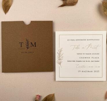 Invitatie de nunta rustica 12255