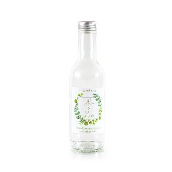 Sticla marturie nunta 250 ml Agafia - imagine 2