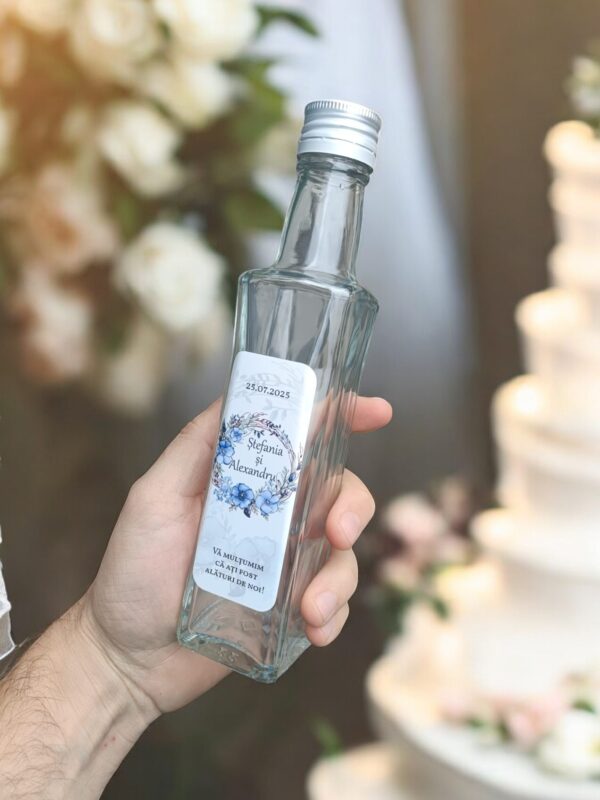 Sticla marturie nunta 200 ml Runa - imagine 7