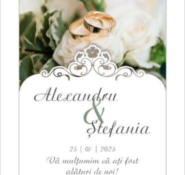 Eticheta cu tematica romantica model 38