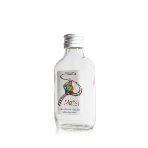 Sticla marturie nunta 100 ml Flask - imagine 2