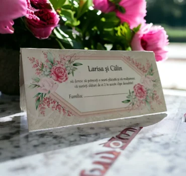 Plic de bani floral PB205