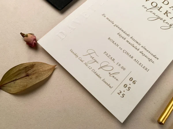 Invitatie de nunta eleganta 12264 - imagine 2