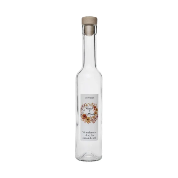 Sticla marturie nunta 250 ml Belissima