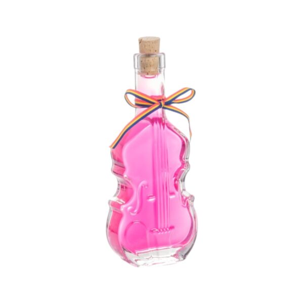 Sticla marturie nunta 200 ml Violino - imagine 5