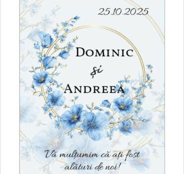 Eticheta cu tematica de iarna model 44