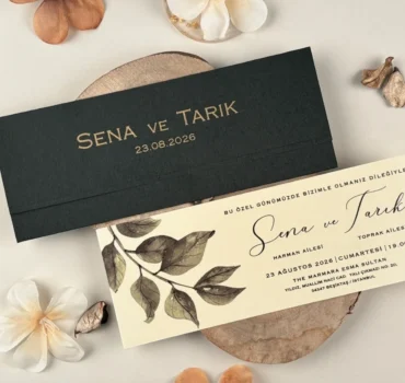 Invitatie de nunta florala 85859