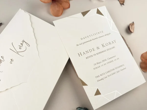 Invitatie de nunta abstracta 13324 - imagine 3