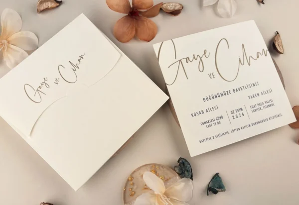 Invitatie de nunta clasica 13312 - imagine 3